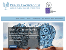 Tablet Screenshot of dublinpsychologist.com